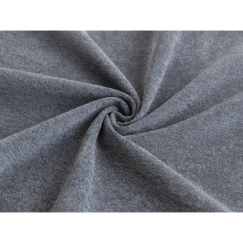 Ткань велюр Tesoro Shadow Темно-серый, ширина 140 см