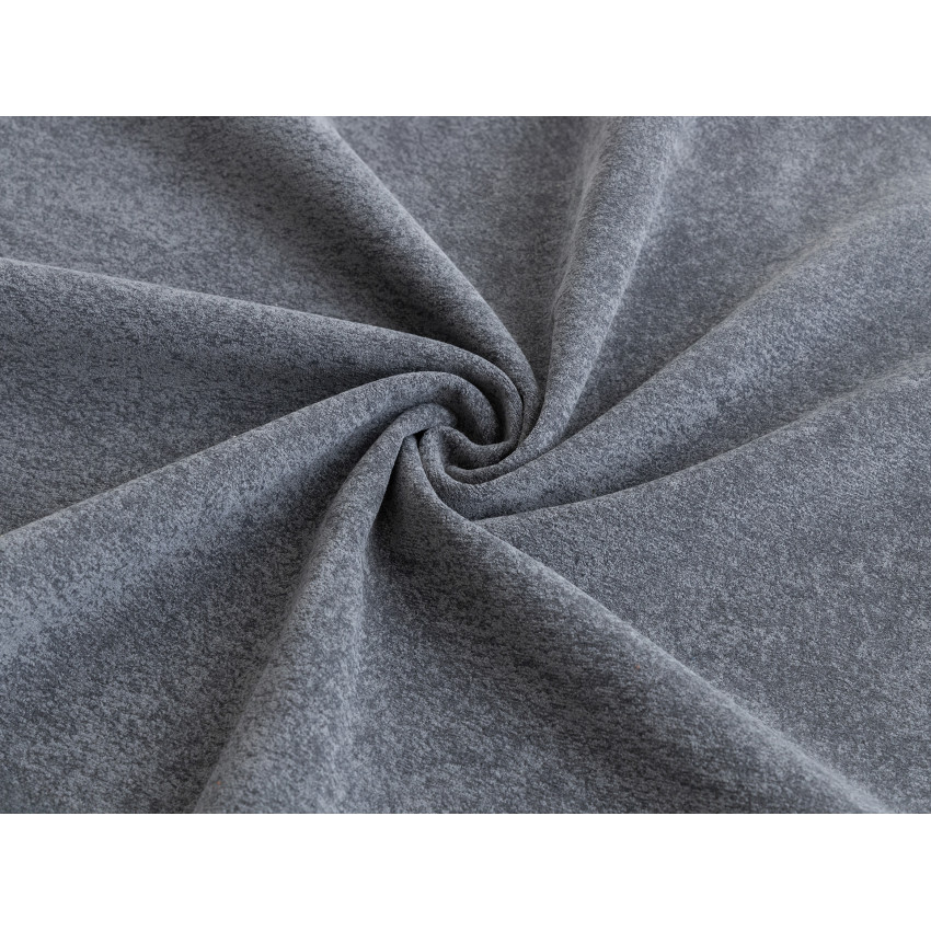 Ткань велюр Tesoro Shadow Темно-серый, ширина 140 см