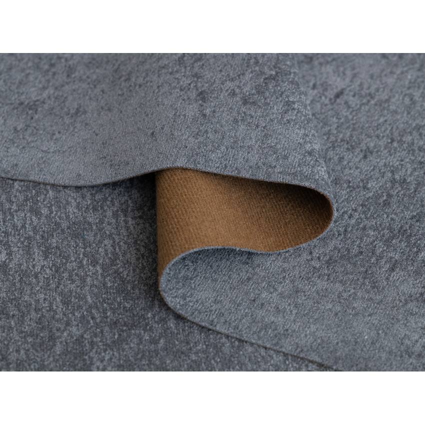 Ткань велюр Tesoro Shadow Темно-серый, ширина 140 см