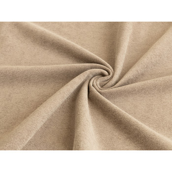 Ткань велюр Tesoro Beige Бежевый, ширина 140 см