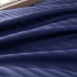 Постельное белье Страйп Сатин Синий 2 спальный, на резинке 140x200x25