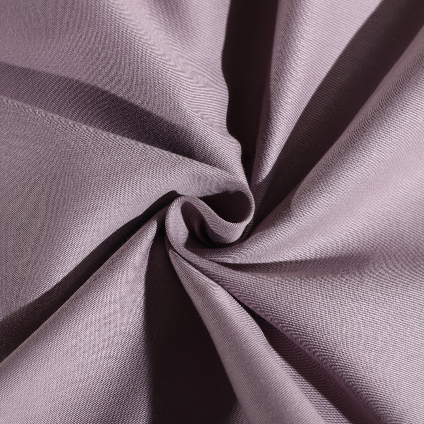 Постельное белье Египетский хлопок Элитный Бледно-сиреневый 2 спальный, на резинке 160x200x30