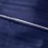Постельное белье Страйп Сатин Синий Евро, на резинке 180x200x25