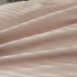 Постельное белье Страйп Сатин Кремовый 2 спальный, на резинке 180x200x25