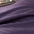 Постельное белье Страйп Сатин Фиолетовый Евро, на резинке 180x200x25