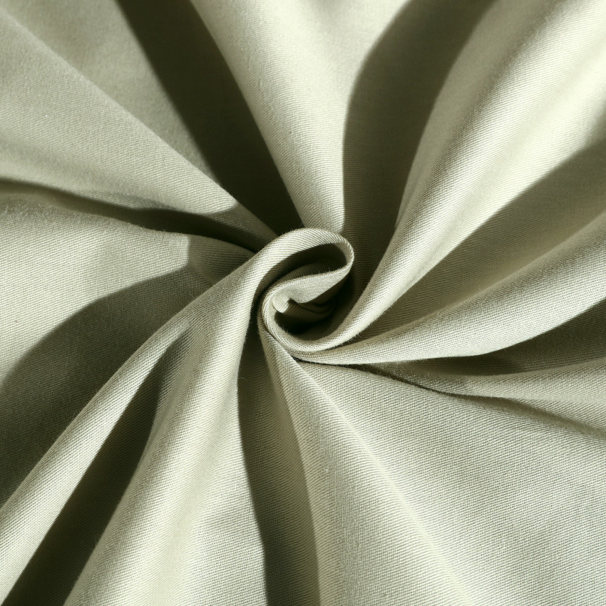 Постельное белье Египетский хлопок Элитный Светло-фисташковый 2 спальный, на резинке 180x200x30