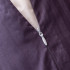 Постельное белье Страйп Сатин Фиолетовый Евро, на резинке 140x200x25