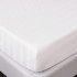 Постельное белье Страйп Сатин Белый 2 спальный, на резинке 180x200x25 3х3