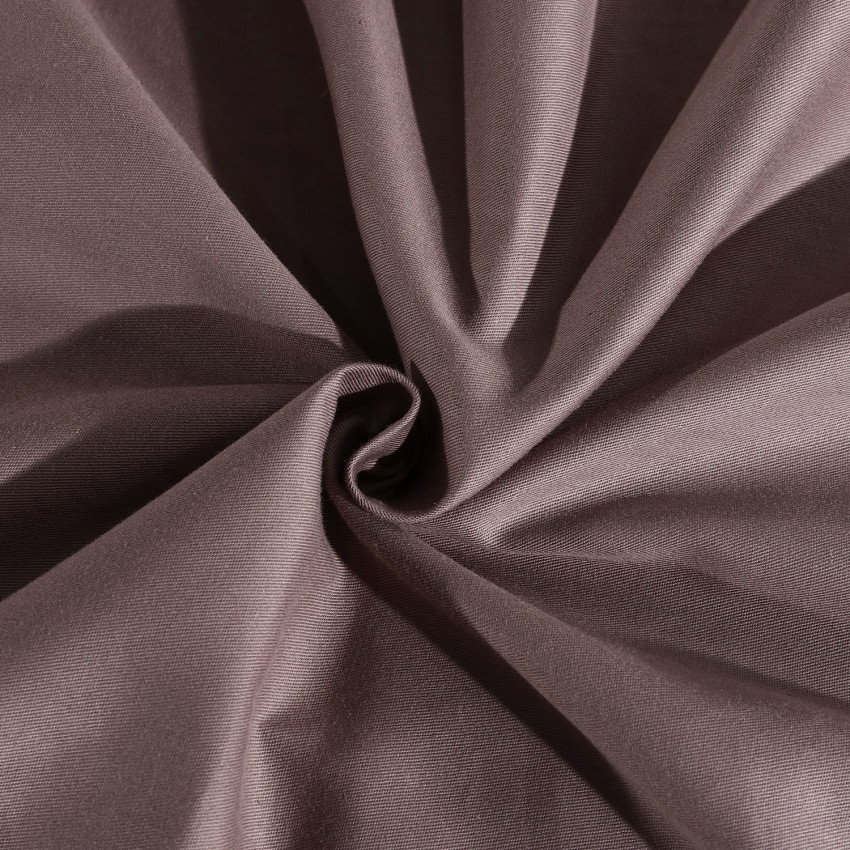 Постельное белье Египетский хлопок Элитный Коричневый Евро, на резинке 160x200x30