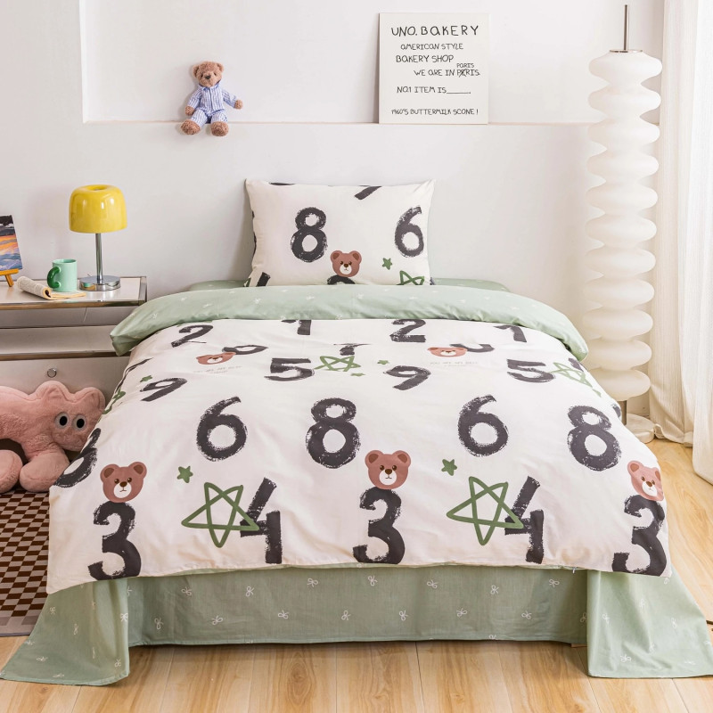 Комплект постельного белья Сатин Люкс KIDS 100% хлопок 071 1.5 сп, 230x250 см