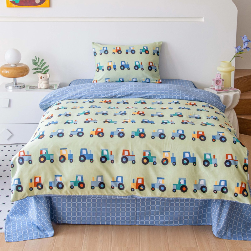 Комплект постельного белья Сатин Люкс KIDS 100% хлопок 086 1.5 сп, 230x250 см