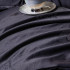 Комплект постельного белья Сатин Жаккард 008 Черный Евро на резинке 180x200x25 наволочки 70x70