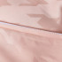 Комплект постельного белья Сатин Жаккард 009 Кремово-розовый Евро на резинке 160x200x25 наволочки 70x70
