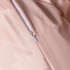 Комплект постельного белья Сатин Жаккард 009 Кремово-розовый Евро на резинке 140x200x25 наволочки 50x70
