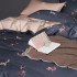 Комплект постельного белья Сатин Премиум 009 Евро на резинке 160x200x30, 4 наволочки