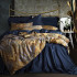 Комплект постельного белья Сатин Премиум 037 Евро на резинке 180x200x30, 4 наволочки