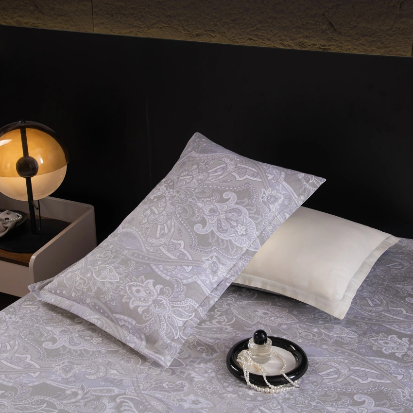 Комплект постельного белья Сатин Velouria Luxe с Одеялом 002 Евро 4 наволочки, простынь на резинке 180x200x25