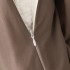 Комплект постельного белья Однотонный Сатин CS054 Серо-коричневый 2 сп. наволочки 50x70