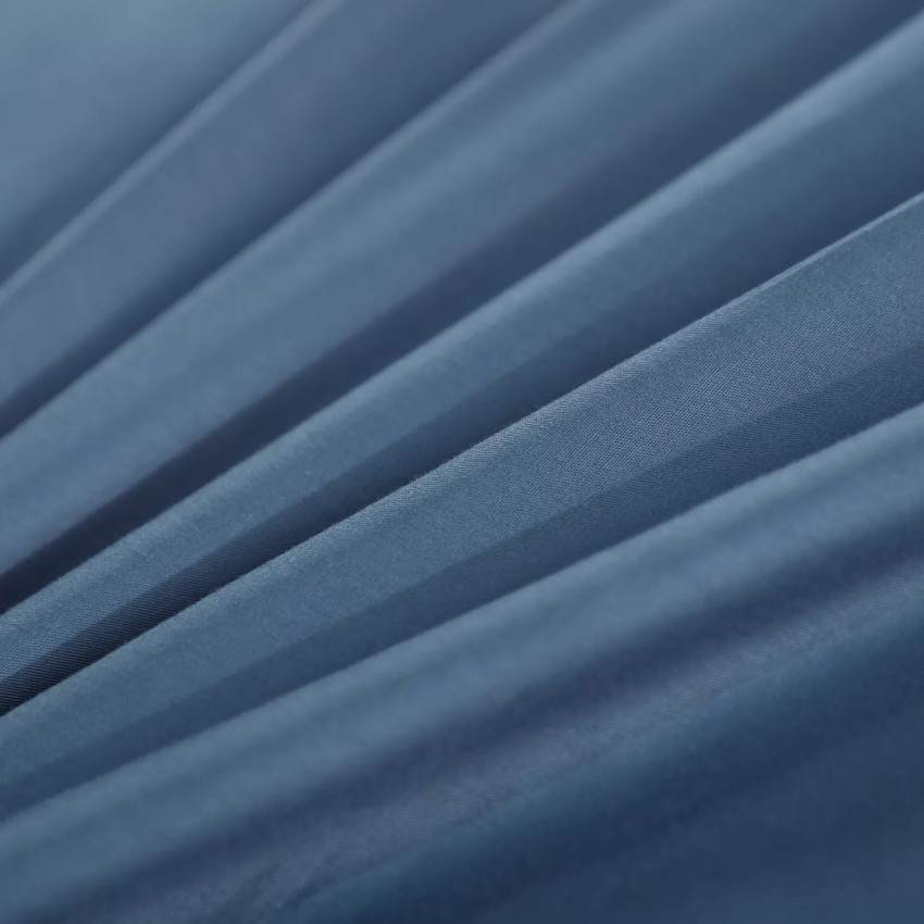 Постельное белье Египетский хлопок Элитный Голубой 2 спальный на резинке 160x200x30