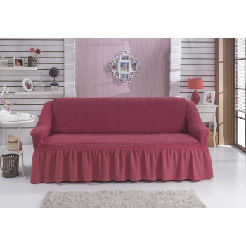 Чехол для дивана BULSAN трехместный темно-розовый