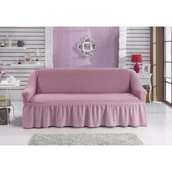 Чехол для дивана BULSAN трехместный светло-розовый