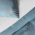 Комплект шторы и покрывало с вышивкой Элис Серо-голубой