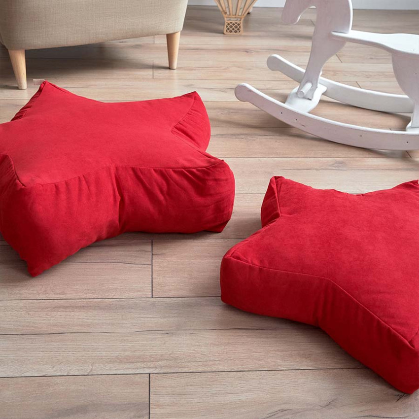 Декоративная подушка Старс Красный 65х65х20 см