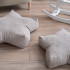 Декоративная подушка Старс Светло-серый 65х65х20 см