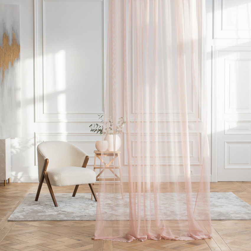 Декоративная ткань Эстель Розовый, 280 см
