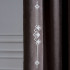 Комплект штор с вышивкой Бриджит Стальной бук, 200x270 см - 2 шт.