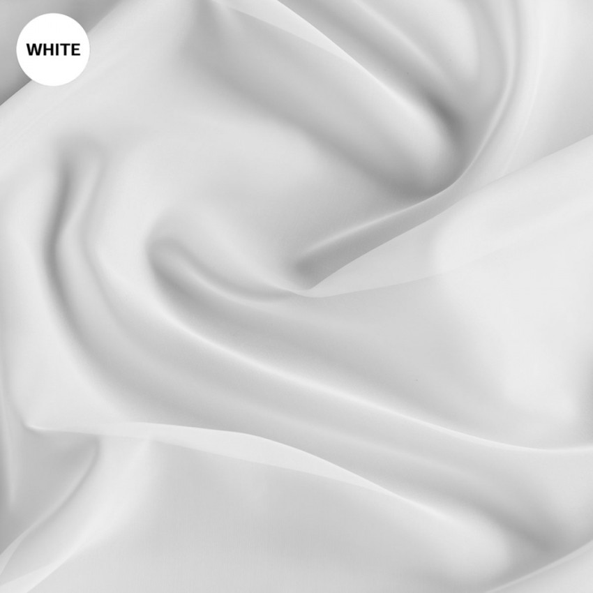 Портьера Эйприл + Белый, 100х270 см - 1 шт.