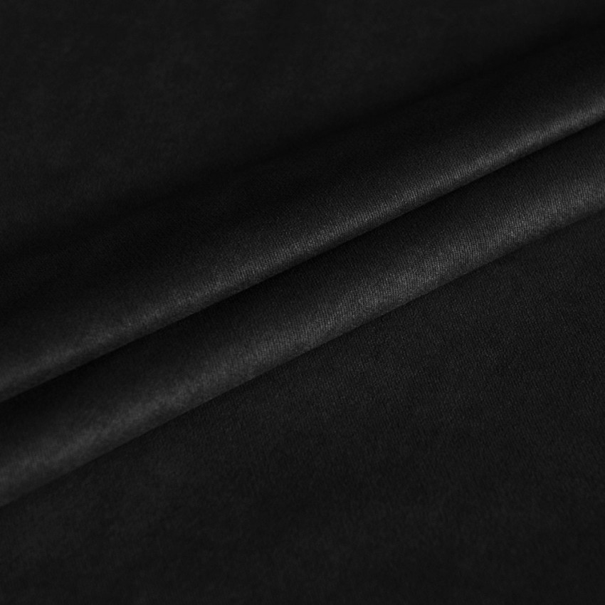 Портьеры из софта Ким Черный, 200x270 см - 2 шт.