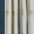 Комплект штор с вышивкой Элис Айвори, 145x270 см - 2 шт.