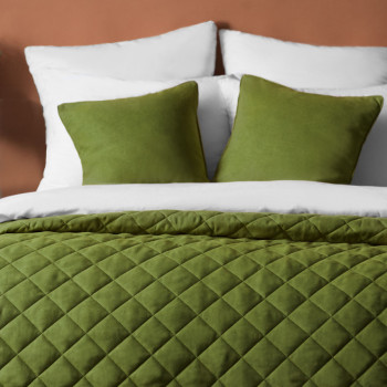 Покрывало с наволочками Ким Травяной 230х250 см