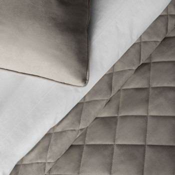 Покрывало с наволочками Ким Светло-серый 230х250 см