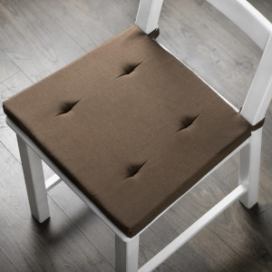 Комплект подушек для стула Билли Коричневый, 37х42х3 см - 2 шт.