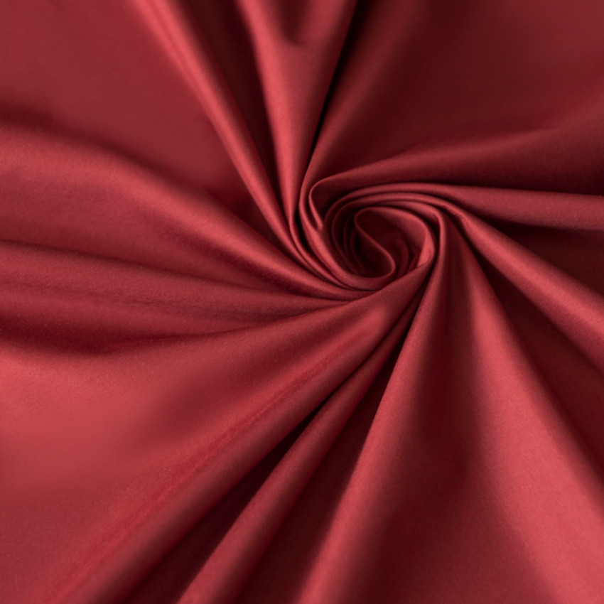 Негорючая декоративная ткань Эллипс Красный, 280 см
