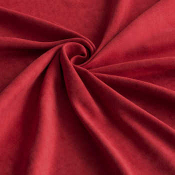 Портьерная ткань для штор Софт Красный, 280 см