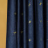 Комплект штор с вышивкой Бэлли Синий, 145x270 см - 2 шт.