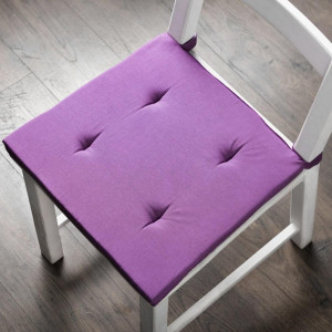 Комплект подушек для стула Билли Фиолетовый, 37х42х3 см - 2 шт.