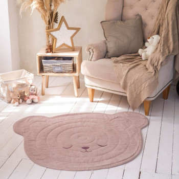 Декоративный коврик Тедди Светло-розовый 130x100