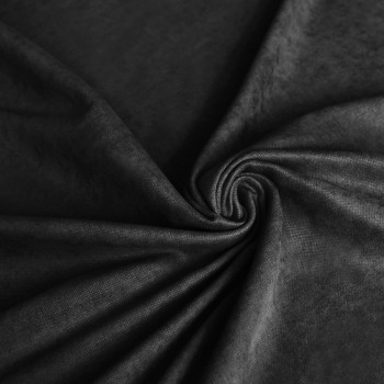 Портьерная ткань для штор Софт Черный, 280 см
