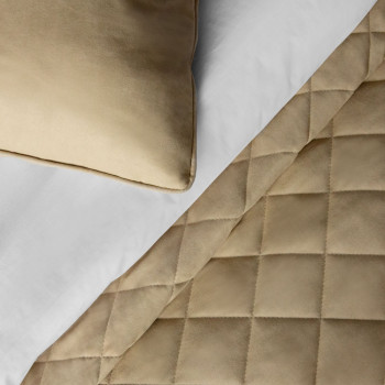 Покрывало с наволочками Ким Бежевый 230х250 см