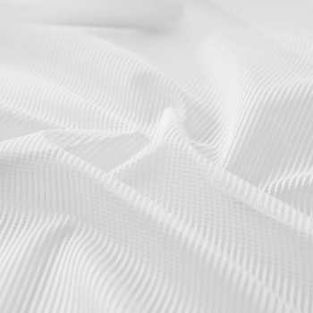 Декоративная ткань с утяжелителем Лайнс Белый, 300 см