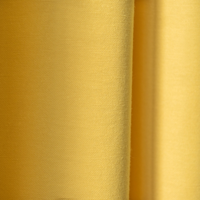 Комплект штор с подхватами Билли Желтый, 170х270 см - 2 шт.