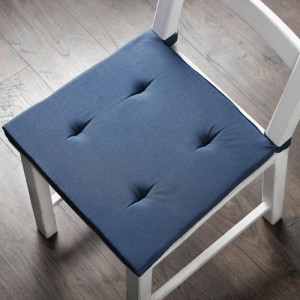 Комплект подушек для стула Билли Синий, 37х42х3 см - 2 шт.