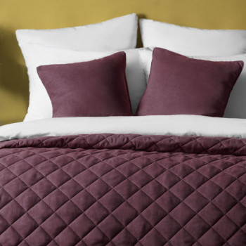 Покрывало с наволочками Ким Винный 230х250 см