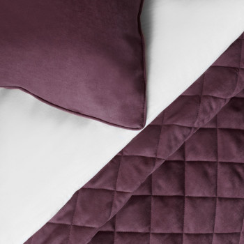 Покрывало с наволочками Ким Винный 230х250 см