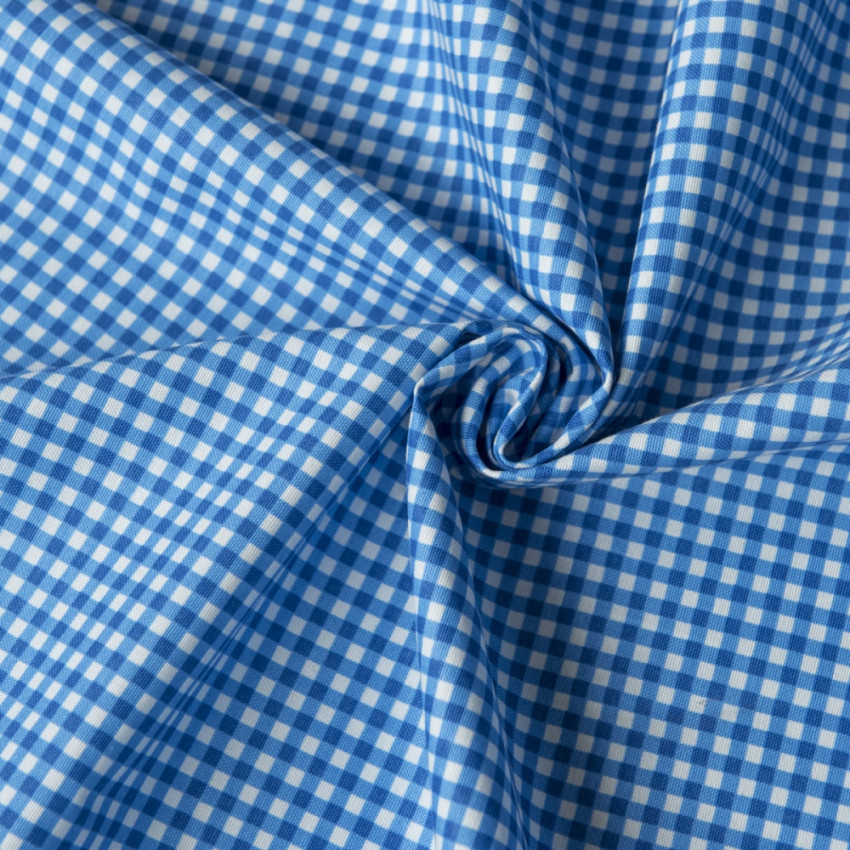 Декоративная ткань Марси Синий, 180 см