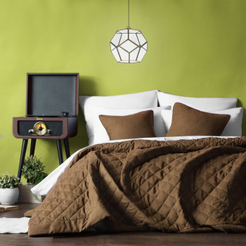 Покрывало с наволочками Ким Коричневый 160х220 см